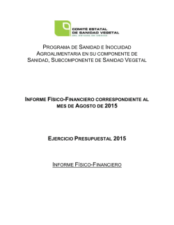 Sanidad - CESAVEM Comité Estatal de Sanidad Vegetal