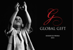 DOSSIER DE PRENSA 2015 - Global Gift Foundation