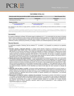 FACTORING TOTAL S.A. - BNB Valores Perú