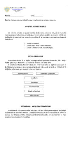 SISTEMAS CONTABLES - Instituto Comercial Blas Cañas