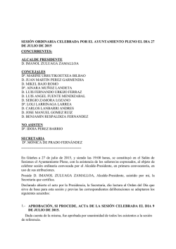 Pleno del 2015-07-27 - Gueñes