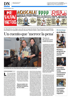 "Diario de Navarra" el 23/05/2015. UN CUENTO