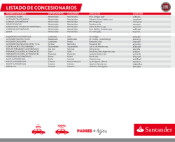 lista de concesionarios