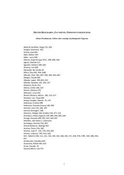 Personenverzeichnis