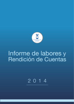 Informe de labores 2014 1