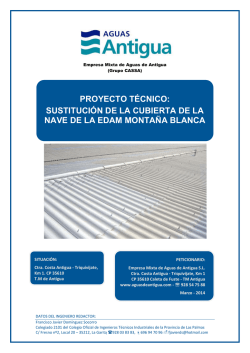 sustituci&oacute;n de la cubierta de la nave de la edam monta&ntilde;a blanca