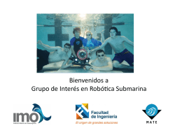 Bienvenidos a Grupo de Interés en Robóeca Submarina
