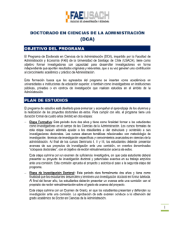 Doctorado - Facultad de Administración y Economía