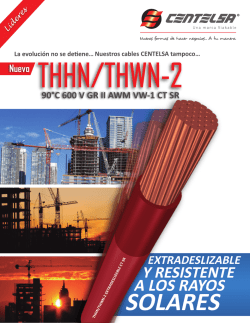 CATALOGO THHN-THWN-2 SOLAR8 BAJA