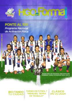PONTE AL 100 - Instituto Hidalguense del Deporte