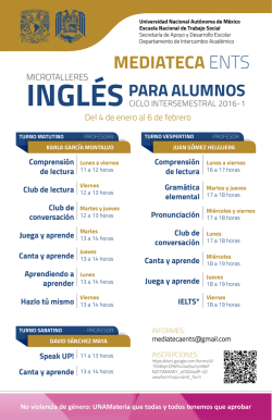 MEDIATECA ENTS - Escuela Nacional de Trabajo Social