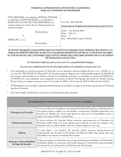 Aviso - Brueske, et al. v. DHSE, Inc., et al. Riverside Superior Court