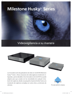 Milestone Husky brochure in Spanish (Print)