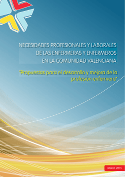 Necesidades profesionales y laborales de los