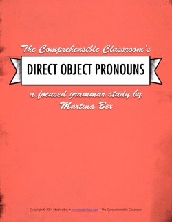 DIRECT OBJECT PRONOUNS