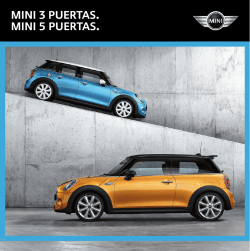 MINI 3 PUERTAS. MINI 5 PUERTAS.