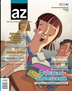Embarazo adolescente - Educación y Cultura: Revista AZ