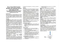 Nova Test HCG Combo Prueba de embarazo de un