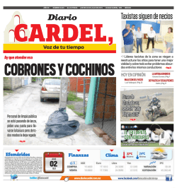 02 Taxistas siguen de necios - Diario Cardel