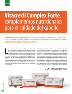 Vitacrecil Complex Forte, complementos