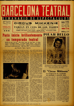 ^`^su temporada teatral