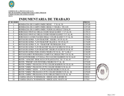 Precio Testigo Mayo 2015