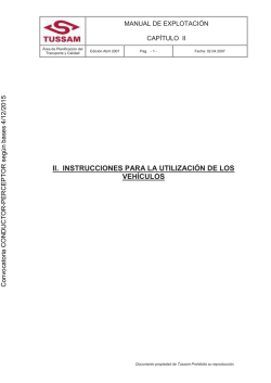 Manual de Explotación CAPITULO II VEHICULOS parte 1