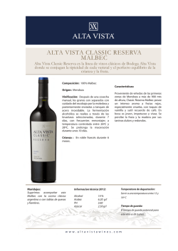 Descargar ficha - Alta Vista Wines