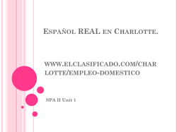 WWW.ELCLASIFICADO.COM/CHAR LOTTE/EMPLEO