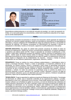 Descarga mi Curriculum Vitae en PDF