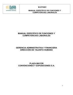 manual específico de funciones y competencias laborales gerencia