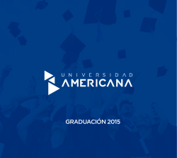 Programa graduación 2015