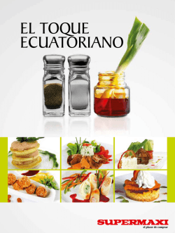 EL TOQUE ECUATORIANO