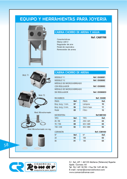 58 EQUIPO Y HERRAMIENTAS PARA JOYERIA