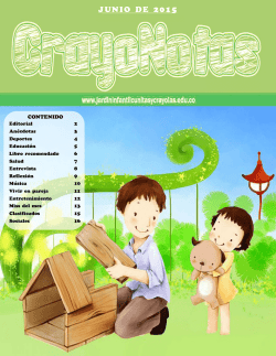 JUNIO DE 2015 - Cunitas y Crayolas