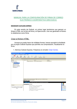 manual para la configuración de firma de correo electrónico