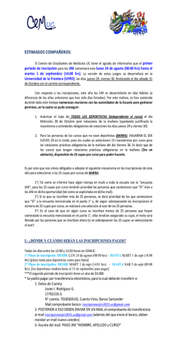 ESTIMADOS COMPAÑEROS: