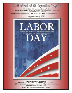 Very Reverend Thomas E. Barrett - The Cathedral of St. Ignatius