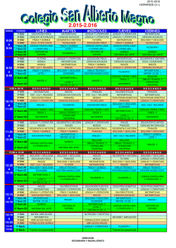 Horario