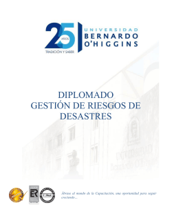 DIPLOMADO GESTI&Oacute;N DE RIESGOS DE DESASTRES