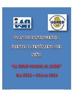 UNIDAD DE GESTI&Oacute;N DEL RIESGO DE DESASTRE P&aacute;gina 0