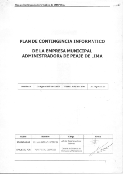 08.Plan de Contingencia Informático de EMAPE