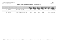 ingreso por convenio colegios fe y alegría 2015-1