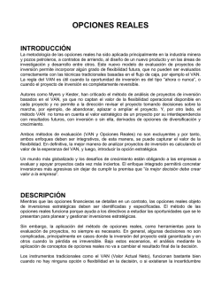 OPCIONES REALES