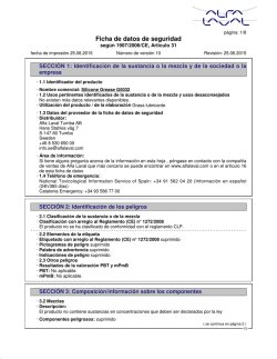 Ficha de datos de seguridad