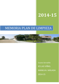 memoria final proyecto plan de limpieza