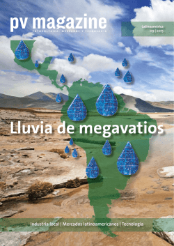 Lluvia de megavatios - pv magazine Latinoamérica