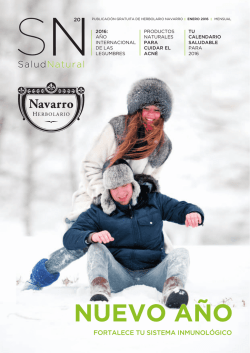 Revista Enero - Herbolario Navarro