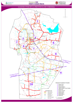 GASODUCTOS DE LA PROVINCIA DE CÓRDOBA