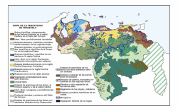 Mapa de la Vegetación de Venezuela. - A